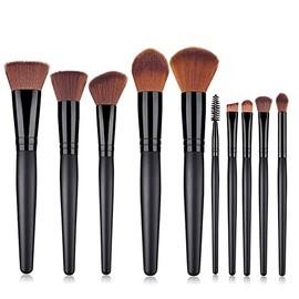 1 Uds pinceles de maquillaje negros sombra de ojos mezcla delineador de ojos cepillos de cejas for mujeres brochas de maquillaje