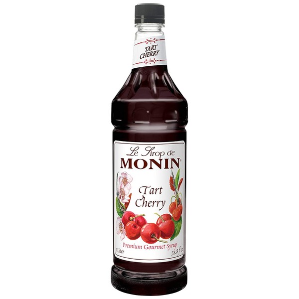 Monin Tart Cherry Syrup, 1 Liter -- 4 per case.