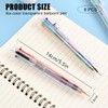 Pinsheng Multicoloured Ballpoint Pen 0.5 mm Retractable Ballpoint Pen Multicoloured