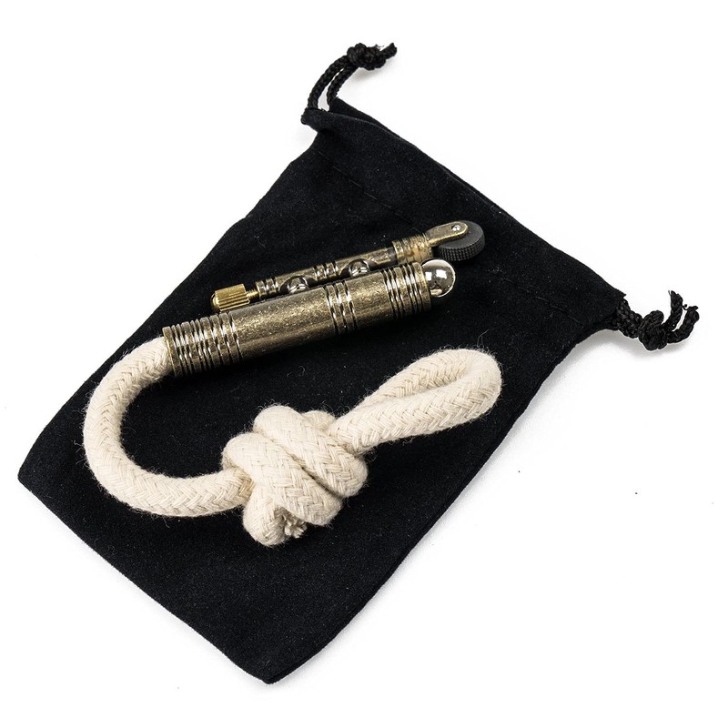 Bush Craft Bushcraft Char Rope Holder, Antique Gold