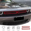 PDKLIN for Challenger Front Grill Mesh Grille Inserts Trim Cover