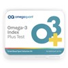 ndice Omega-3 Plus mide los niveles sanguneos de Omega-3, grasas trans, y las proporciones Omega-6 Omega-3                                            