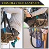 TRSMIMA Safety Tether Tool Lanyard - 5 Pack Stretch Strap