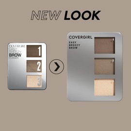 COVERGIRL Easy Breezy Brow Powder Kit, Honey Brown (packaging may vary)