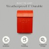 NACH Mailboxes for Outside Wall Mount, 15 x 10 x