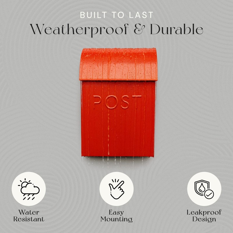 NACH Mailboxes for Outside Wall Mount, 15 x 10 x
