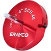 ERAYCO 4" PVC Pipe Reamer, Plastic Pipe Fitting Reamer Tool,