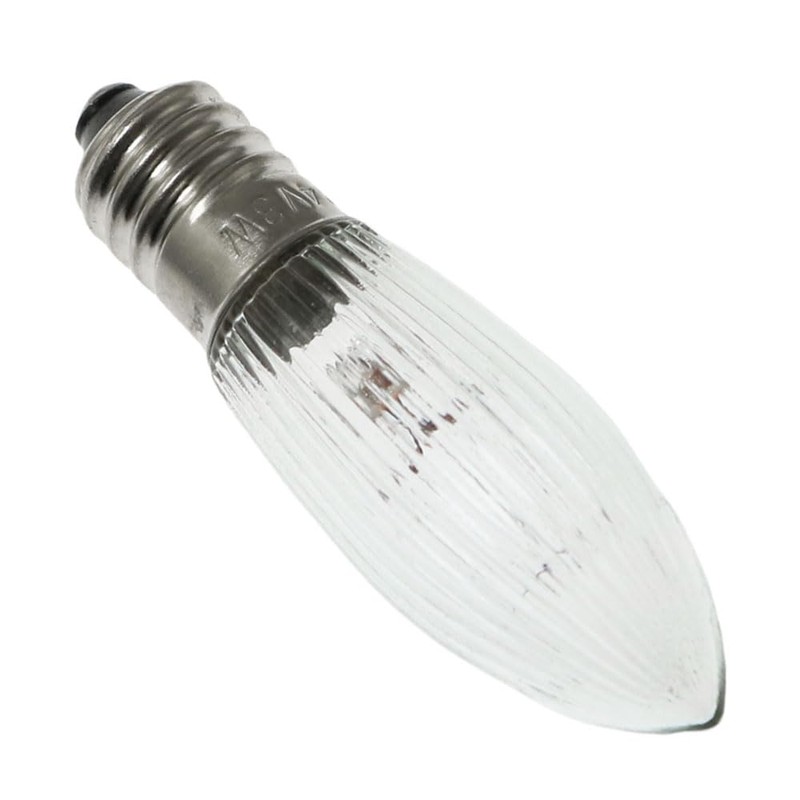 SQXBK 10PCS E10 Olive-Shaped Bulb 3W 34V 9x45MM/0.35x1.77Inch European Special