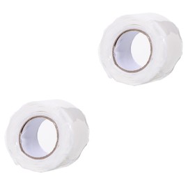 MAGICLULU 2pcs Waterproof Repair Tape Copper Leak Repair Kit Copper Leak Repair Kit Rubber Tape Seal Tape Plumbing Tape for Duct Tape Thread Tape White Black Tape Water Proof Plastic