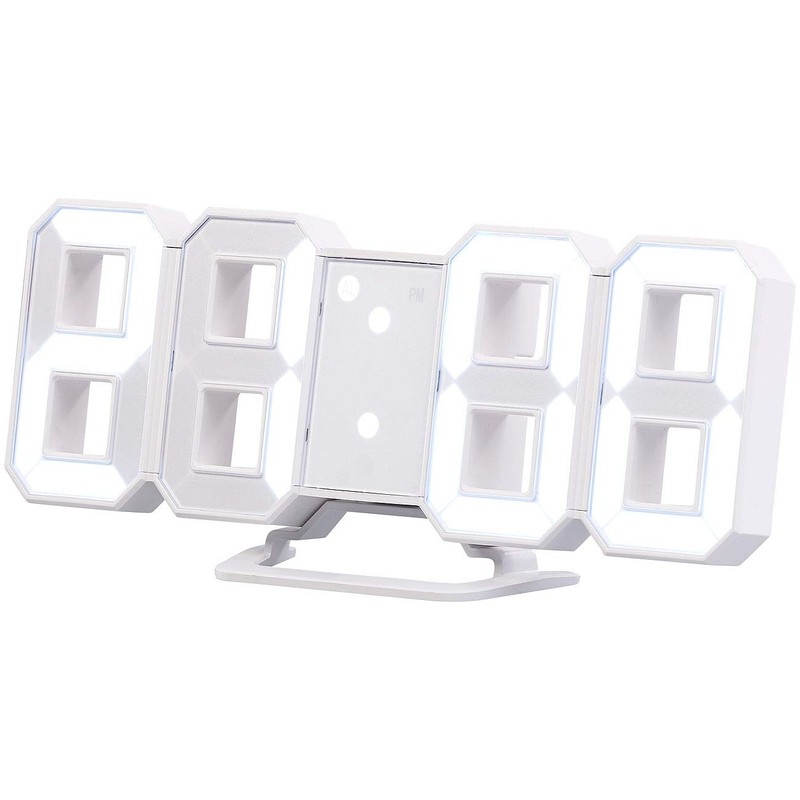 Lunartec watch: Large LED Desk and Wall Clock 7 Segment