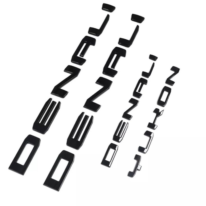 Left/Right 3D Letters Emblem Badge Compatible with 2021-2023 Denali Yukon