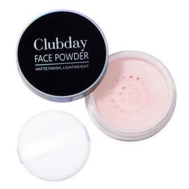 Clubday Multi Makeup Loose Setting Powder Lightweight,High Coverage,Shine Control,Waterproof Curated For All Skin Types - Pink, 6g (0.21 oz)