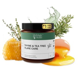 MyMagicHealer's Thyme & Tea Tree Flare Care | Cystic Acne and Bumps Treatment Skincare Daily Pimple - Size: 1oz