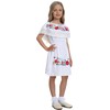 YZXDORWJ Mexican Dress for Girls Embroidered Cinco de Mayo Dress