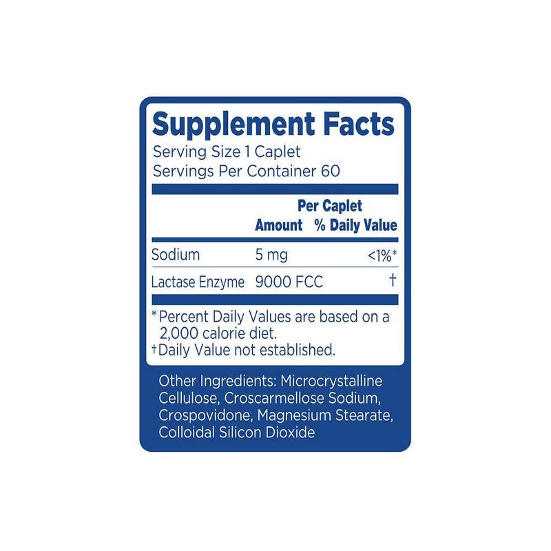 Lactaid Fast Act Lactose Intolerance Caplets, 120 Count Prevention of