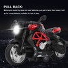 Alloy Motorcycle Model High Simulation Cool Sound Light Pull Back