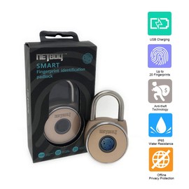 NetBolt 11-1117 Gold Fingerprint Padlock