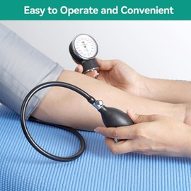 Inflation Blood Pressure Bulb, Sphygmomanometer Hand Squeeze Pressure Latex Bulb Replacement Manual Inflation Blood Pressure Bulb with Air Release,Black