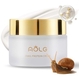 AOLG ‌AOLG Snail Mucin Repair Cream with Encapsulated Retinol‌ – Clinically Tested Scar Reduction & Anti-Aging Face Moisturizer for Acne-Prone Skin, Vegan, Non-Comedogenic, Cruelty-Free, 50g / 1.76oz - Specification: snail mucin