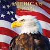 BrownTrout, Americas Flag Plato Foil 2025 Wall Calendar