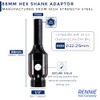 Pack Of 2 x Hex Shank Drill Adapters/Arbors For Use