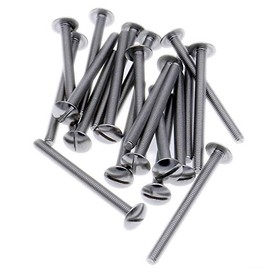 M5 (5mm x 60mm) Slot Mushroom Machine Screw (Bolt) - Stainless Steel (A2) (Pack of 20)