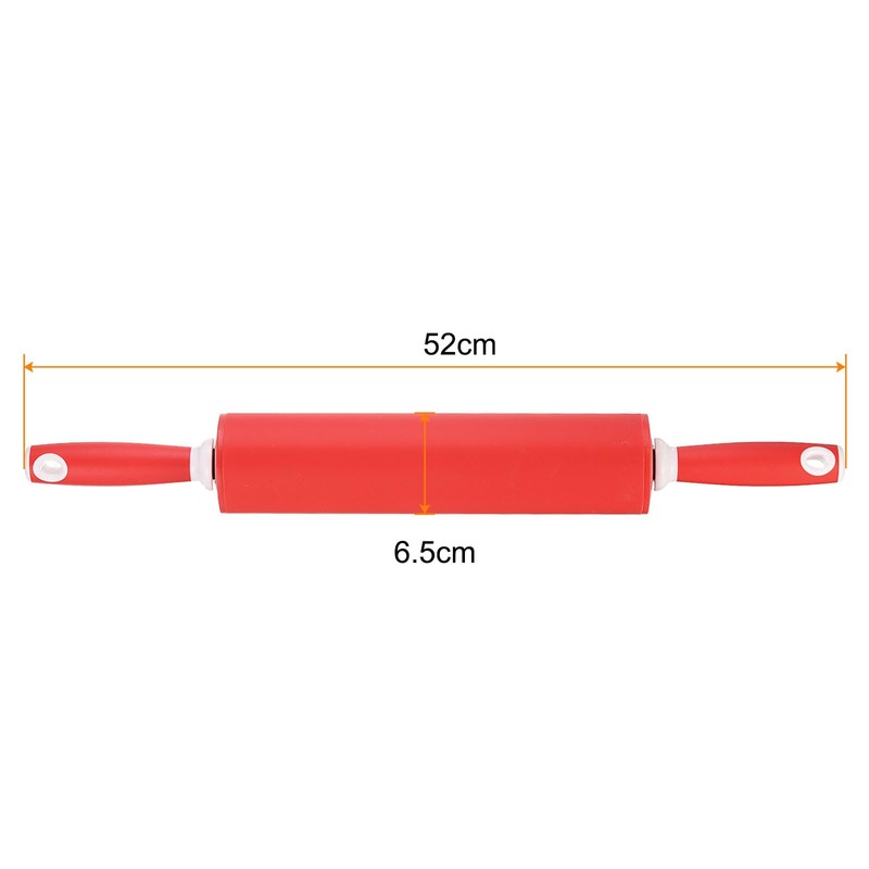 HARFINGTON Silicone Rolling Pins for Baking 20.5 Inch Non-Stick Silicone