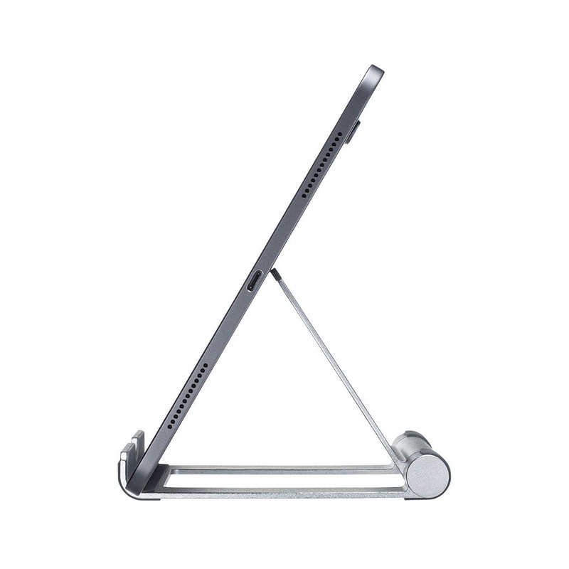 Sanwa Supply PDA-STN35S Aluminum Stand for Tablets, Stepless Adjustment, Lightweight