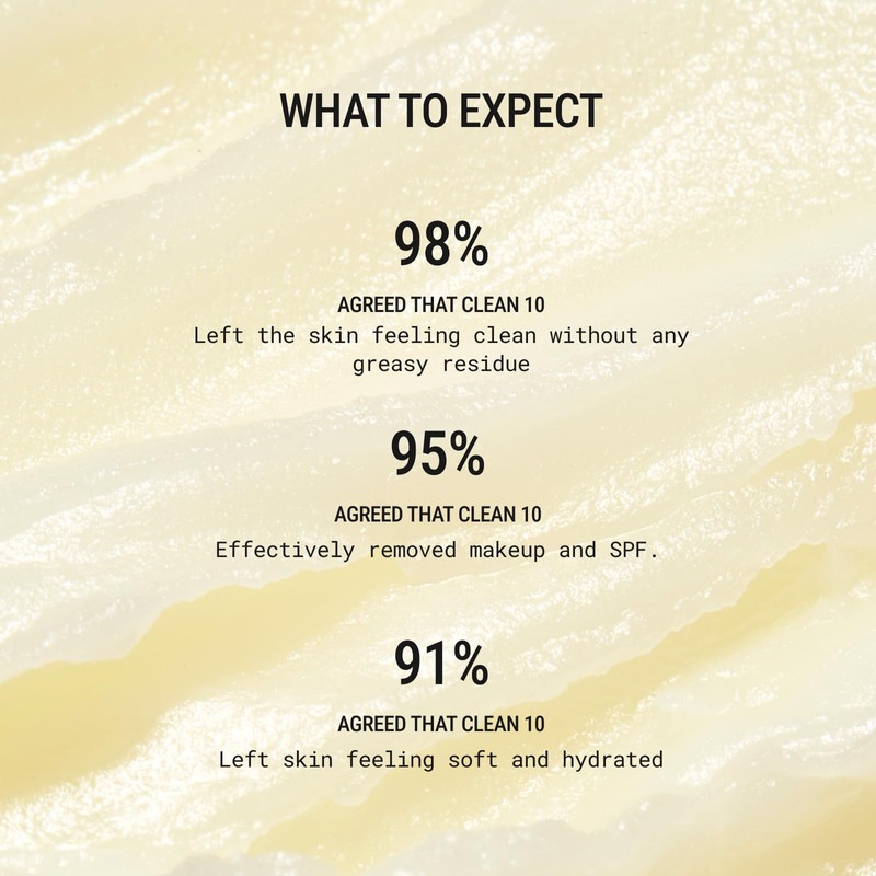 JUNO & Co. Clean 10 Cleansing Balm 10 Ingredients Makeup