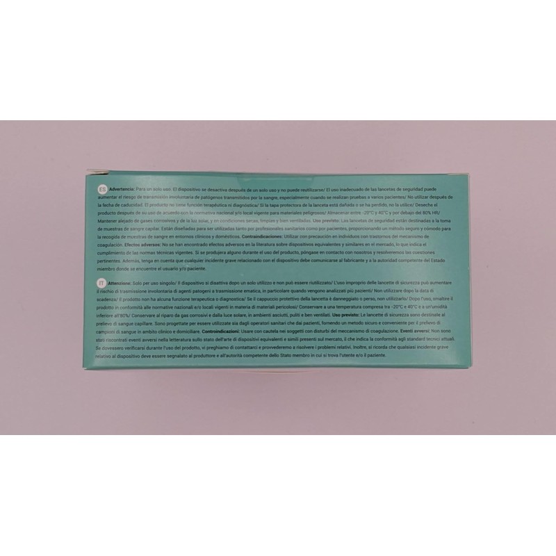 Elinic Safety Hands 28G Pack of 100 Sterile Disposable Hands