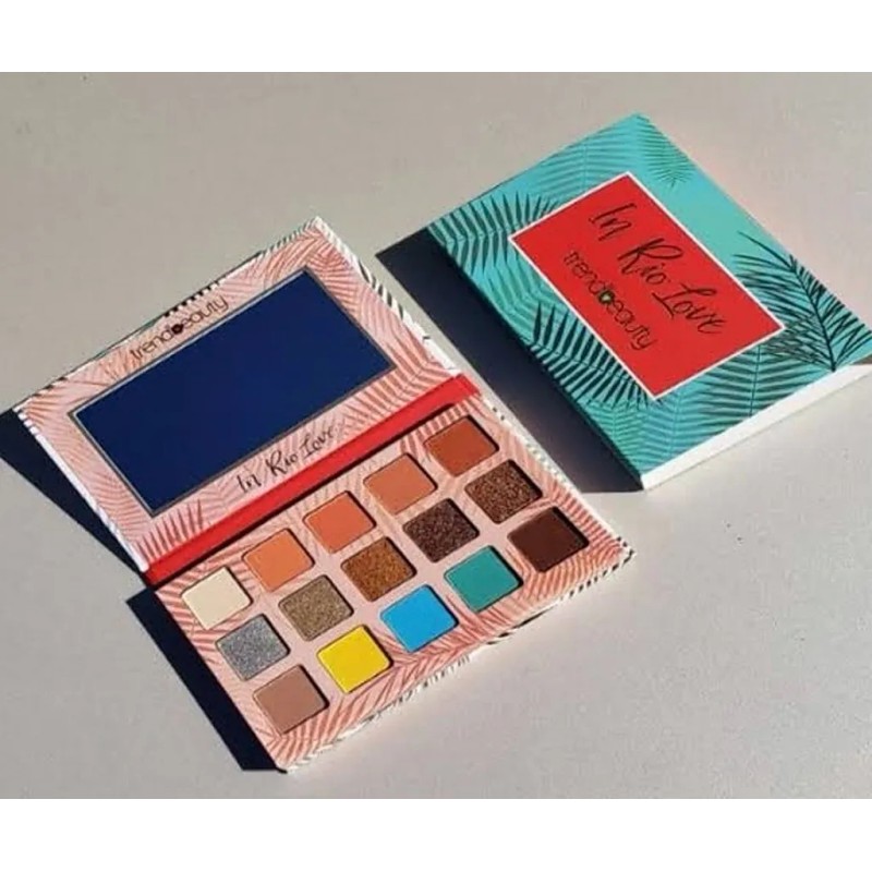 Paleta De Sombras Trend Beauty 4 Paletas Rosa