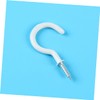 Ciieeo Sturdy 100pcs Metal Ceiling Hooks 5.5cm Long Cup Screw
