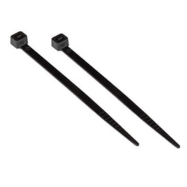 Good Connections® Cable Ties 150 mm x 3.6 mm Set of 100 Black UL, UV-Resistant, Weather-Resistant for Outdoor Use, -40 °C to +85 °C