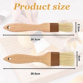 2PCS Pastry Brushes – Basting Brushes for Cooking, Baking & Grilling – Ideal for Pastry, BBQ