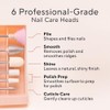 Finishing Touch Flawless Salon Nails Kit, Electronic Nail File and