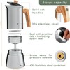 WALDWERK Stainless Steel Moka Pot (10oz) - Toxic Free Moka
