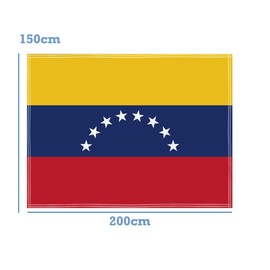 RaymNord Venezuela Tablecloth,Large Venezuelan Flag Table Cloth Decoration,Soft Texture Runner for Home Party Decor 60×80inch