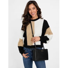 GUESS Factory Women's Akir Triple Compartment Crossbody