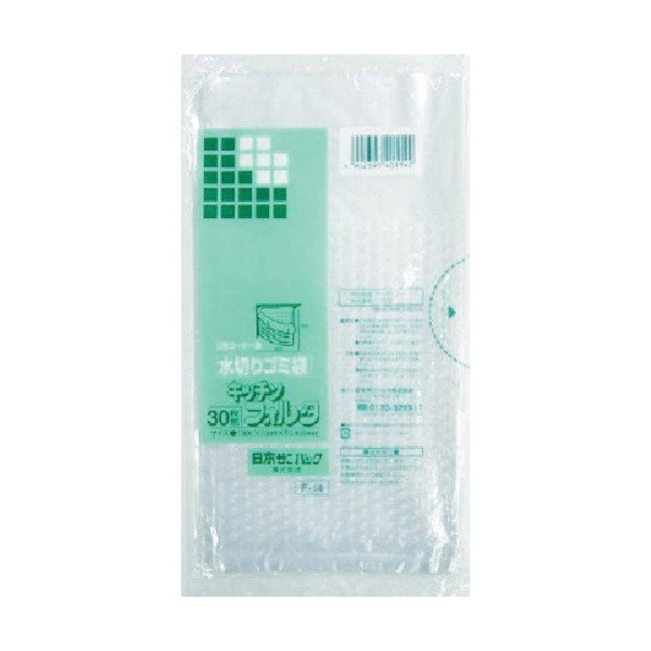 Nippon Sanipak Kitchen Forter, Colander Plastic Bags, Transparent, 30 Pieces F-14