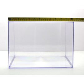 Crystal Clear Hard Plastic Display Case for Collectibles, Clear Gift Box for Party Favors, 12 1/2"L x 8 1/2"W x 8 1/2"H, 1 Box, Made in USA by Gary Plastic Packaging