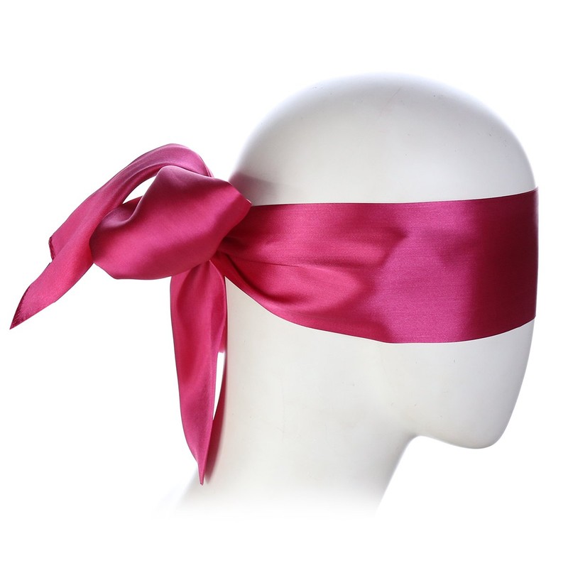 INNEDYOUMM Soft Satin Eye Mask Blindfold Adjustable Eye Shade Travel
