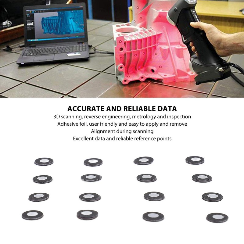 Magnetic 3D Scanning, 150pcs 3D Magnetic Scan Position Targets, Highly