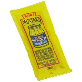 Heinz Mustard, 0.2-Ounce Single Serve Packages (Pack of 500)