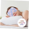 OHPHCALL Comfortable Breathable Eye Masks 4pcs Printed Eye Covers for