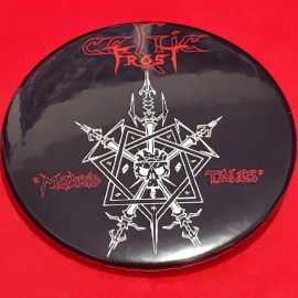 2 1/4 Inch Black Celtic Frost Morbid Tales Round Pinback Button