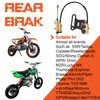 Rear Disc Hydraulic Brake Master Cylinder Caliper works with 70cc-150cc