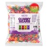 Sugar-Free Gummy Bears - Keto-Friendly Candy with Assorted Fruit Flavors Keto Snacks, Vegan, Gluten-Free, Low Carb, and Sugar-Free Gummies Bulk Pack, 1 lb