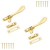 TERF® 100mm Heavy Duty Traditional Victorian Design Polished Brass Window