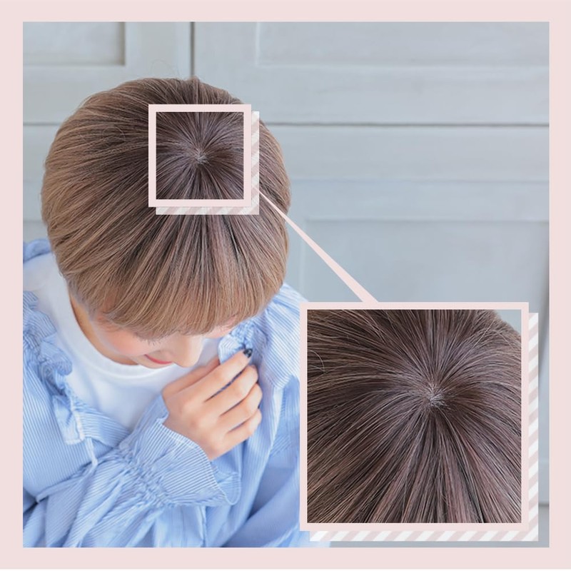 [AQUADOLL(アクアドール)] Wig Short Full Wig Boyish Cool Black Hair Blonde