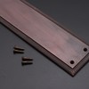 5mm Heavy Duty Solid Cast Brass Georgian Finger Plate Door